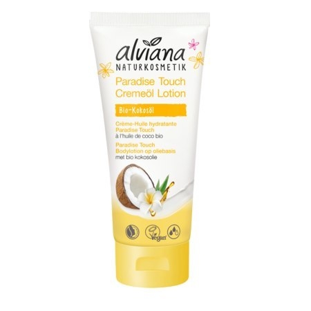 ALVIANA Balsam do ciała Paradise Touch z Bio olejkiem kokosowym i ekstraktem kwiatów Plumerii 200ml